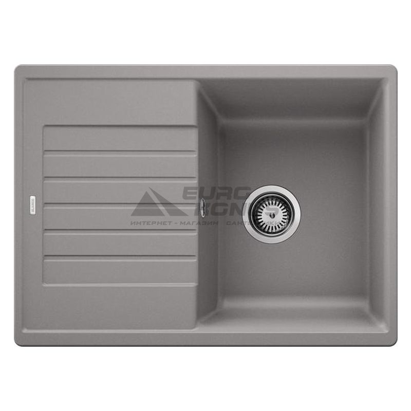 BLANCO Мойка врезная для кухни ZIA 45 S Compact оборотная алюметаллик (524723)