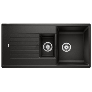 BLANCO Мойка врезная для кухни ZIA 6 S оборотная черный (526021)