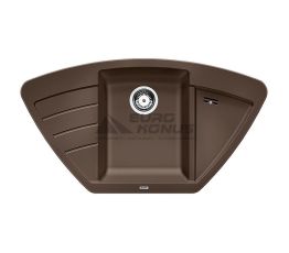 BLANCO Мойка врезная для кухни ZIA 9 E угловая кофе (515074)
