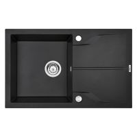 DEANTE Мойка врезная для кухни Andante ZQN G113 оборотная графитовый металлик