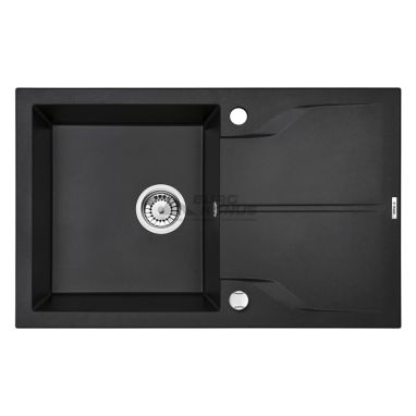 DEANTE Мойка врезная для кухни Andante ZQN G113 оборотная графитовый металлик