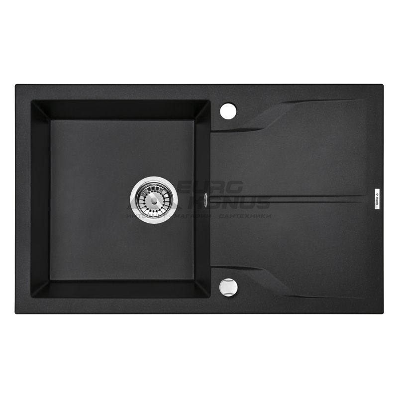 DEANTE Мойка врезная для кухни Andante ZQN G113 оборотная графитовый металлик