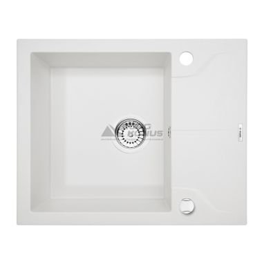 DEANTE Мойка врезная для кухни Andante ZQN А11A оборотная алебастр