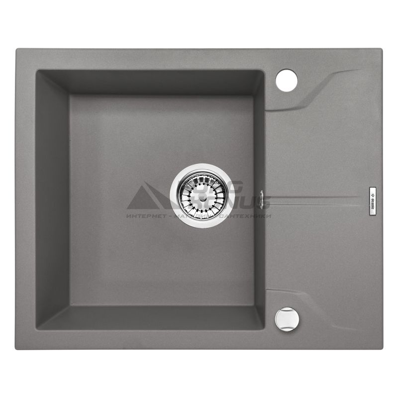 DEANTE Мойка врезная для кухни Andante ZQN S11A оборотная серый металлик