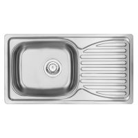 DEANTE Мойка врезная для кухни Doppio Satin ZEN 0113 оборотная матовая