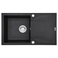 DEANTE Мойка врезная для кухни Evora ZQJ 2113 оборотная графитовый гранит