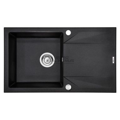 DEANTE Мойка врезная для кухни Evora ZQJ G113 оборотная графитовый металлик