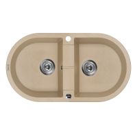 DEANTE Мойка врезная для кухни Piva ZQI 720B оборотная песочный гранит