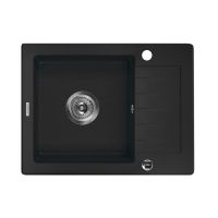 DEANTE Мойка врезная для кухни Zorba ZQZ 211A оборотная графитовый гранит