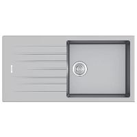 FABIANO Кухонная мойка Classic 100x50 Grey Metallic (8221.301.0783)