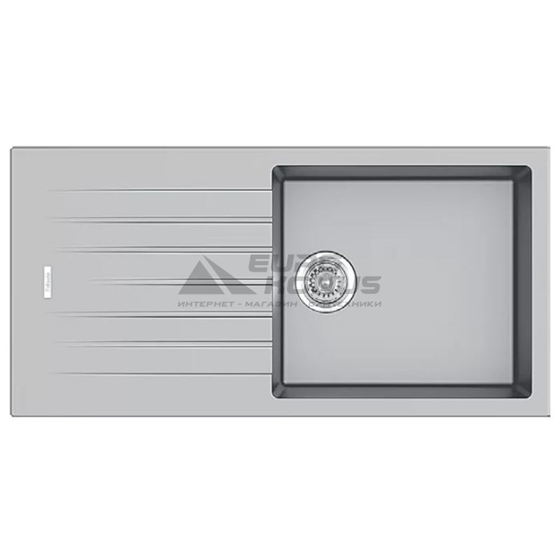 FABIANO Кухонная мойка Classic 100x50 Grey Metallic (8221.301.0783)