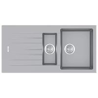FABIANO Кухонная мойка Classic 100x50x15 Grey Metallic (8221.301.0784)