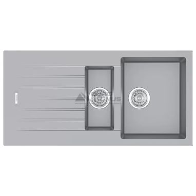 FABIANO Кухонная мойка Classic 100x50x15 Grey Metallic (8221.301.0784)