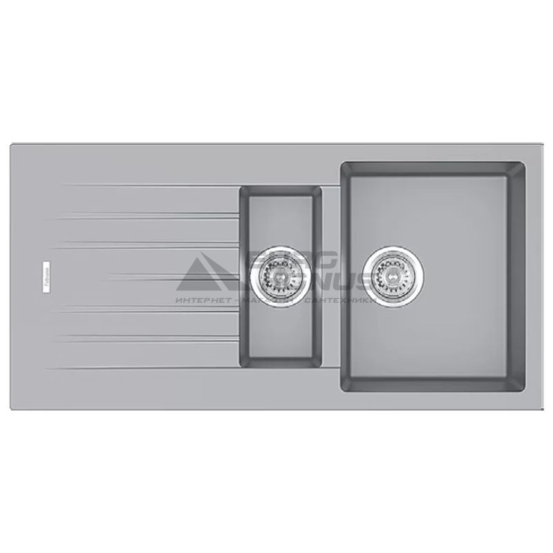 FABIANO Кухонная мойка Classic 100x50x15 Grey Metallic (8221.301.0784)
