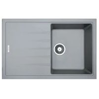 FABIANO Кухонная мойка Classic 78x50 Grey Metallic (8221.301.0785)