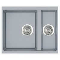 FABIANO Кухонная мойка Quadro 56x46x15 Grey Metallic (8221.301.0787)
