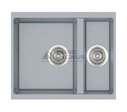 FABIANO Кухонная мойка Quadro 56x46x15 Grey Metallic (8221.301.0787)