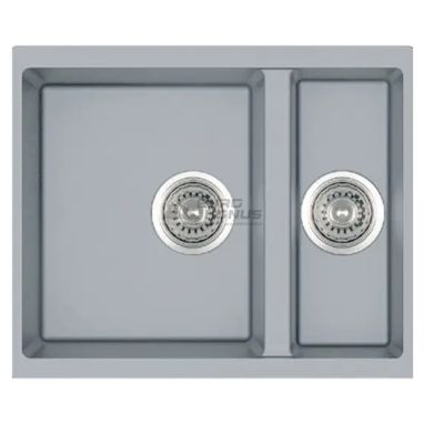 FABIANO Кухонная мойка Quadro 56x46x15 Grey Metallic (8221.301.0787)