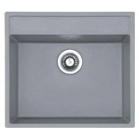 FABIANO Кухонная мойка Quadro 56x51 Grey Metallic (8221.301.0788)