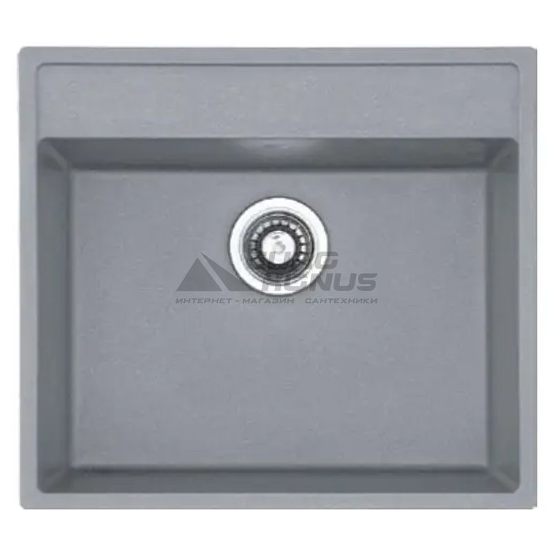 FABIANO Кухонная мойка Quadro 56x51 Grey Metallic (8221.301.0788)