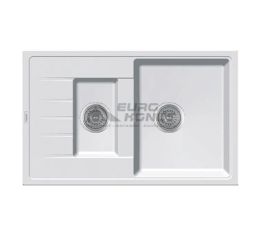 FABIANO Кухонная мойка Classic 78x50x15 Alpine White (8221.201.0473)