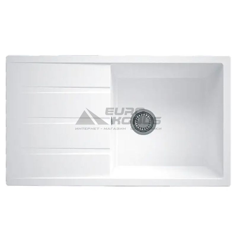 FABIANO Кухонная мойка Classic 86x50 XL Alpine White (8221.201.0132)