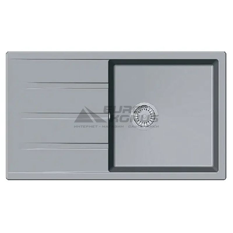 FABIANO Кухонная мойка Classic 86x50 XL Grey Metallic (8221.201.0135)