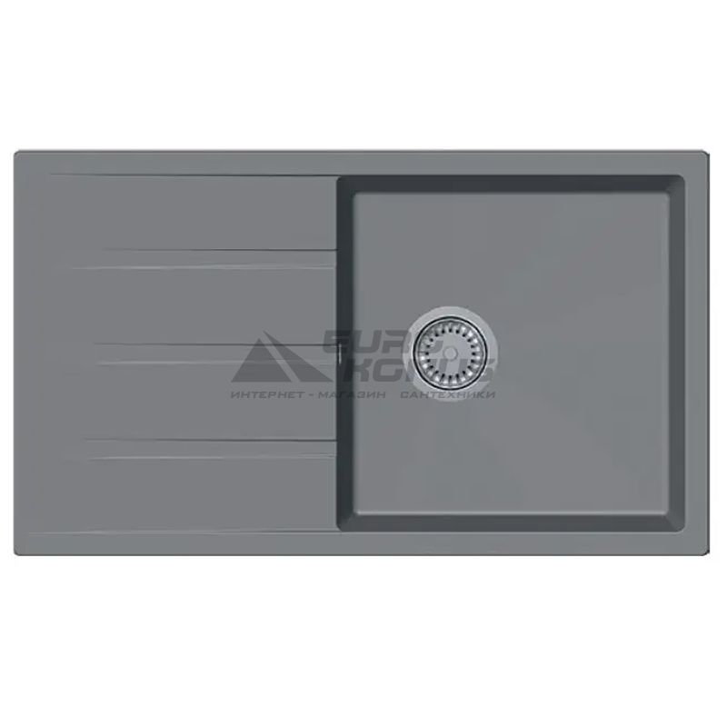 FABIANO Кухонная мойка Classic 86x50 XL Beton (8221.201.0680)
