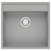 FABIANO Кухонная мойка Cubix 53x50 без крыла Grey Metallic (8221.201.0951)