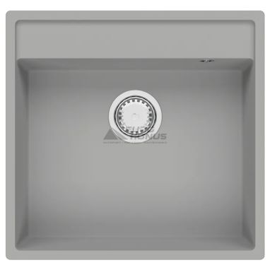 FABIANO Кухонная мойка Cubix 53x50 без крыла Grey Metallic (8221.201.0951)