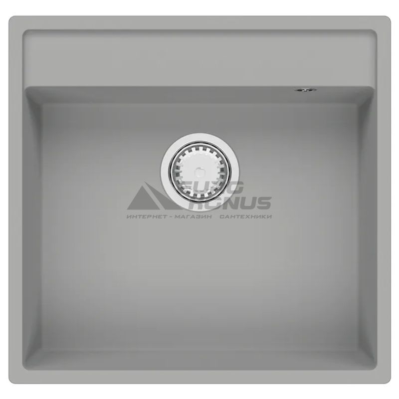 FABIANO Кухонная мойка Cubix 53x50 без крыла Grey Metallic (8221.201.0951)