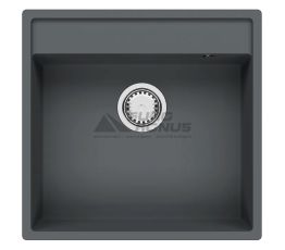 FABIANO Кухонная мойка Cubix 53x50 без крыла Titanium (8221.201.0963)