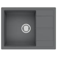 FABIANO Кухонная мойка Cubix 65x50 оборотная Titanium (8221.201.0969)