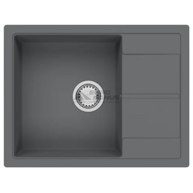 FABIANO Кухонная мойка Cubix 65x50 оборотная Titanium (8221.201.0969)