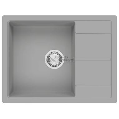 FABIANO Кухонная мойка Cubix 65x50 оборотная Grey Metallic (8221.201.0970)