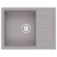 FABIANO Кухонная мойка Cubix 65x50 оборотная Beton (8221.201.0975)