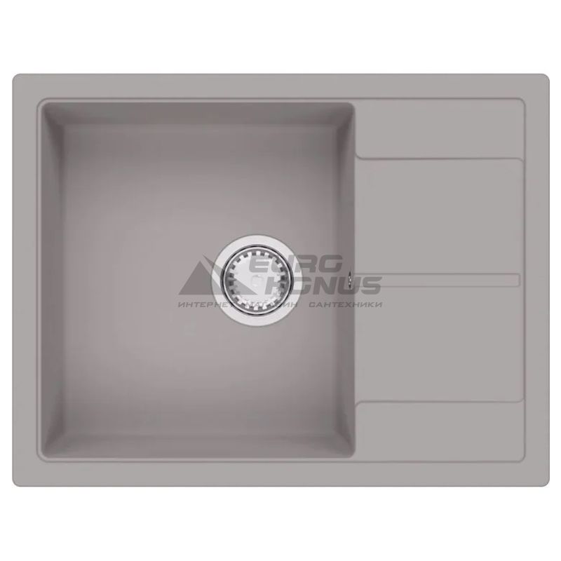 FABIANO Кухонная мойка Cubix 65x50 оборотная Beton (8221.201.0975)