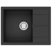 FABIANO Кухонная мойка Cubix 65x50 оборотная Antracit (8221.201.0980)