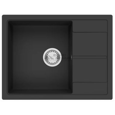 FABIANO Кухонная мойка Cubix 65x50 оборотная Antracit (8221.201.0980)