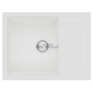 FABIANO Кухонная мойка Cubix 65x50 оборотная Alpine White (8221.201.0982)