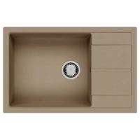 FABIANO Кухонная мойка Cubix 78x50 XL оборотная Beige (8221.201.0966)