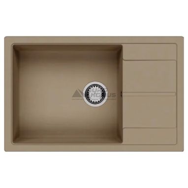 FABIANO Кухонная мойка Cubix 78x50 XL оборотная Beige (8221.201.0966)