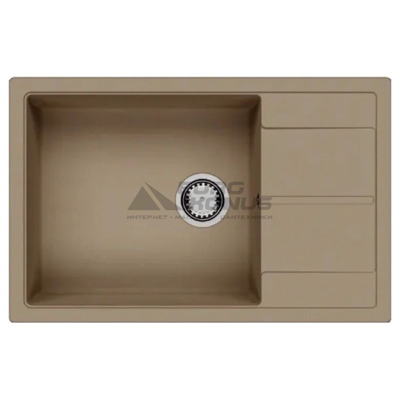 FABIANO Кухонная мойка Cubix 78x50 XL оборотная Beige (8221.201.0966)