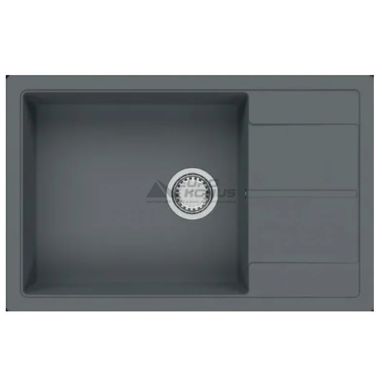 FABIANO Кухонная мойка Cubix 78x50 XL оборотная Titanium (8221.201.0976)