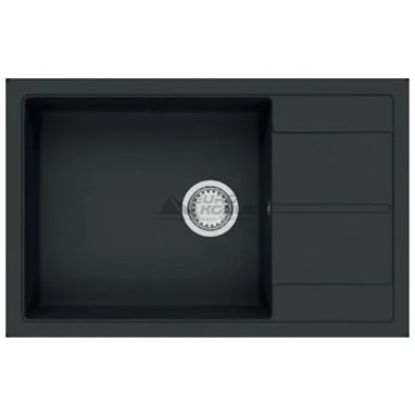 FABIANO Кухонная мойка Cubix 78x50 XL оборотная Antracit (8221.201.0981)
