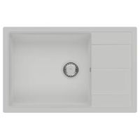 FABIANO Кухонная мойка Cubix 78x50 XL оборотная Alpine White (8221.201.0983)