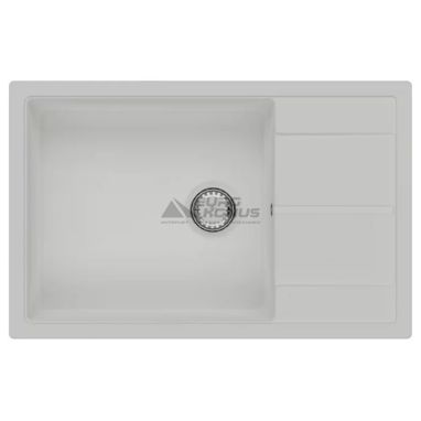 FABIANO Кухонная мойка Cubix 78x50 XL оборотная Alpine White (8221.201.0983)