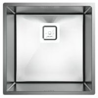 FABIANO Кухонная мойка Quadro 44 без крыла матово-полированная (8216.401.0522)