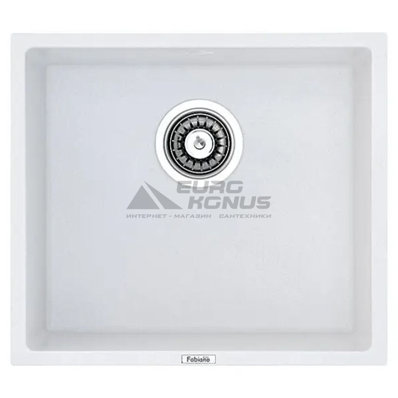 FABIANO Кухонная мойка Quadro 45x40 Alpine White (8221.301.0457)