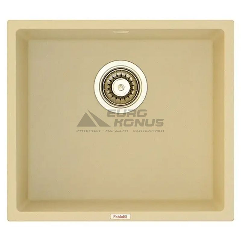 FABIANO Кухонная мойка Quadro 45x40 Cream (8221.301.0459)
